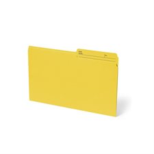 Chemise à dossier réversible Format légal jaune