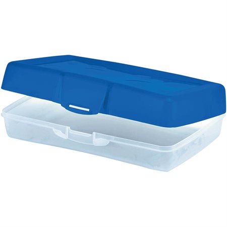 BOITE CRAYON POLY BLEU