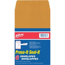 Enveloppe kraft Press-it Seal-it® 5-7/8 x 9 po. (6)