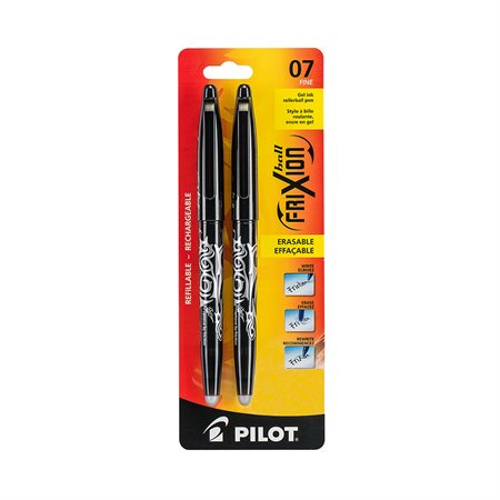 Stylo à bille roulante effaçable FriXion® Ball Paquet de 2 noir