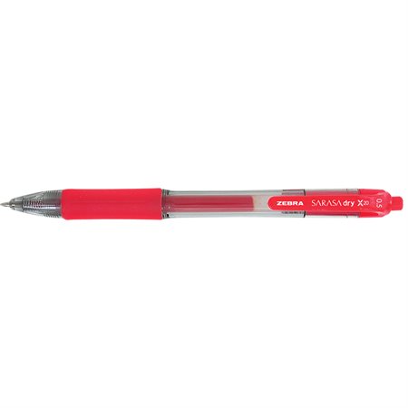 Stylo à bille roulante rétractable Sarasa® 0,5 mm rouge