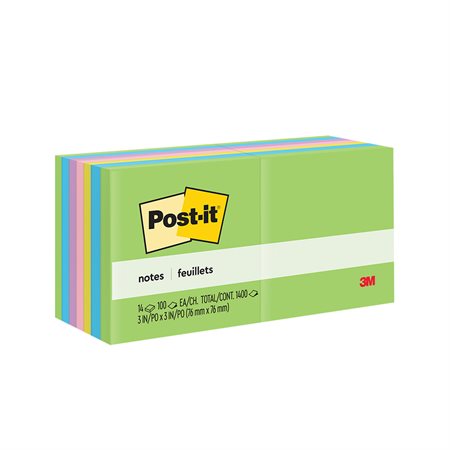 Feuillets autoadhésifs Post-it® Uni 3 x 3 (14)