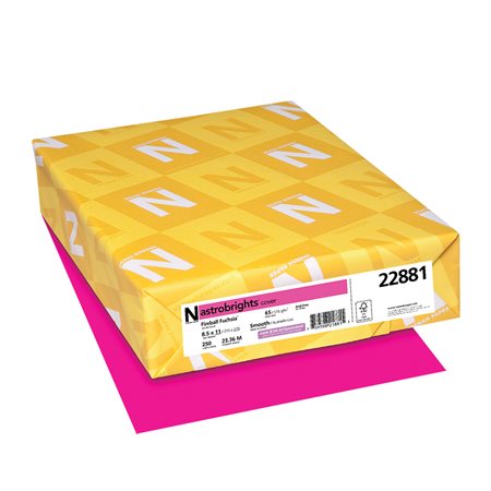 Astrobrights® Coloured Cover Paper fireball fuchsia