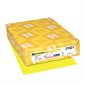 Astrobrights® Coloured Cover Paper lift-off lemon