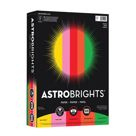 Papier de couleur Astrobrights® retro