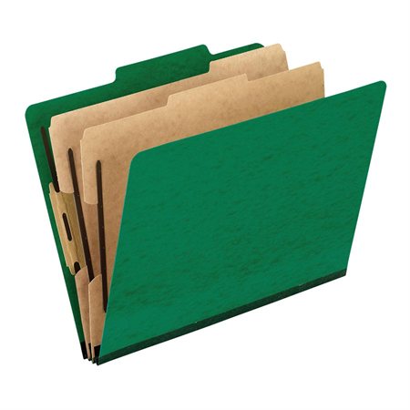 Pressguard® Classification Folder Letter size green