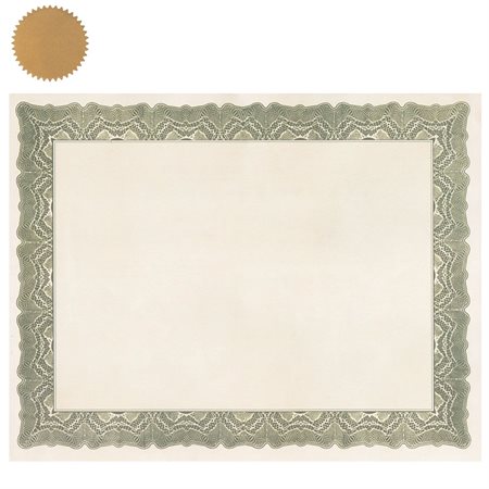 St.James™ Certificates Package of 25 green