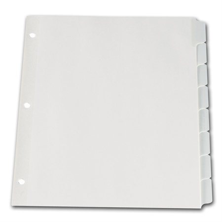 Write-On Index Dividers 8 tabs