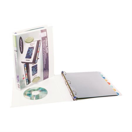 Professional View-Tab® Presentation Binder 8 tabs, 1 in., 175-sheet capacity.