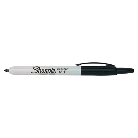 Retractable Permanent Marker Fine point black