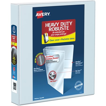 Heavy-Duty Presentation Binder White 1-1 / 2 in.