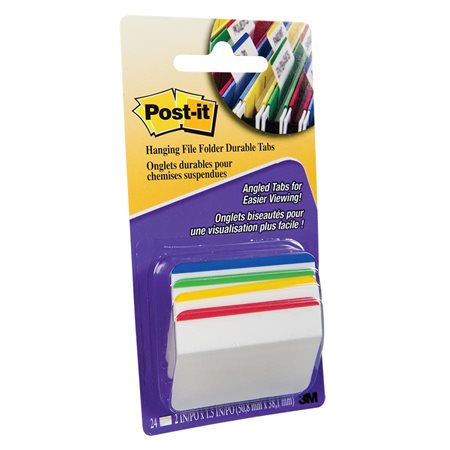 Onglets autoadhésifs Post-it® Pour dossiers suspendus