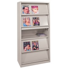 Metal Magazine Display beige