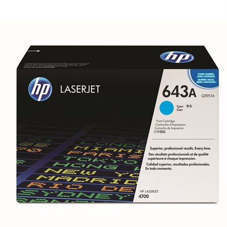 HP 643A Toner Cartridge cyan