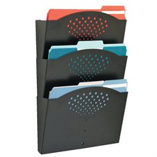 Steel Wall Pocket Set of 3 pockets, letter size.