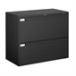 Fileworks® 9300 Plus Lateral Filing Cabinets 2 drawers black