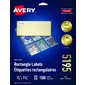 Easy Peel® White Rectangle Labels Package of 25 sheets 1-3 / 4 x 2 / 3” (1500)