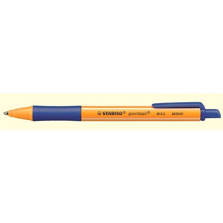 RETR.STABILO POINTBALL PEN 0.5mm BLUE