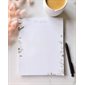 PAD DE NOTES PLANIFICATEUR - EUCALYPTUS ET FLEURS