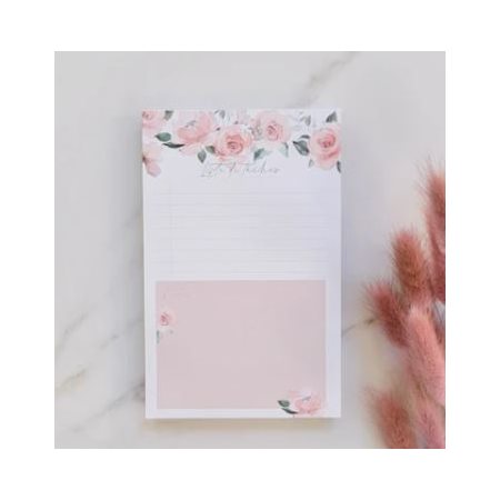 PAD DE NOTES - ROSES ROSE