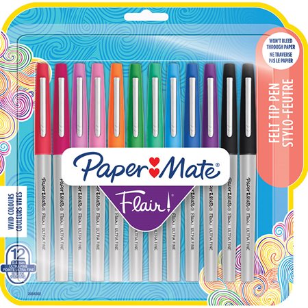 Stylos feutres Flair couleurs variées