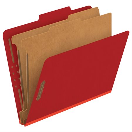 Pendaflex Classification Folders Letter bright red