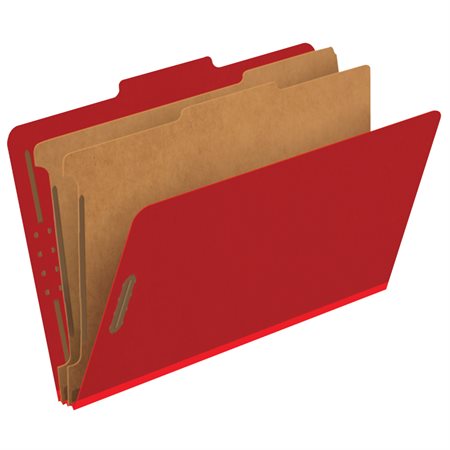 Pendaflex Classification Folders Legal bright red