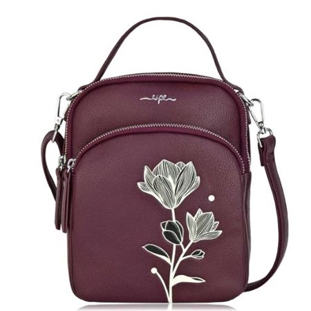 SAC À BANDOULIÈRE MAGNOLIA VIN