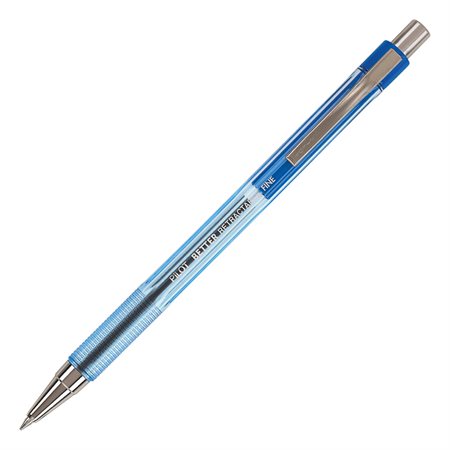 Stylos à bille rétractable Better® Boite de 12 bleu