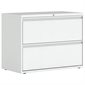 MVL1900 series lateral file 2 drawers – 27.31 in. H white