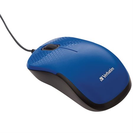 Wired silent mouse blue