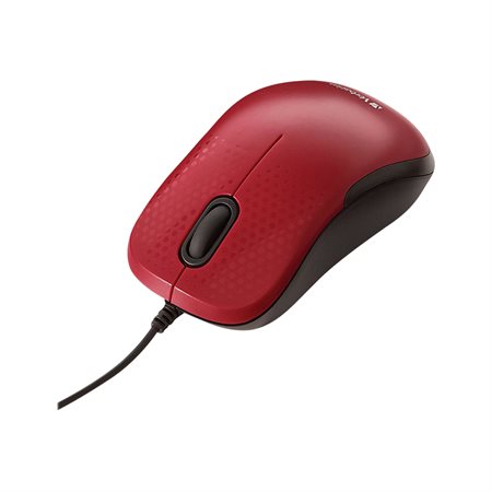 Souris filaire silencieuse rouge