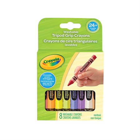 Crayons de cire triangulaires