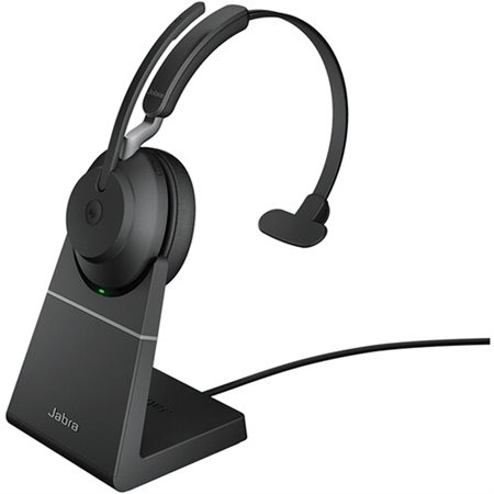 Evolve2 65 Mono Wireless Headset With charging stand USB-C