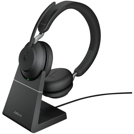 Evolve2 65 Stereo Wireless Headset With charging stand USB-C