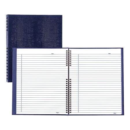 NotePro Notebook 10.75 x 8.5 in 300 pages, blue