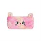 Cat Face Plush Pencil Case