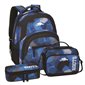 Backpack-Lunchbox-Pencil Case Kit blue