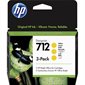 Cartouche jet d'encre HP 712 jaune