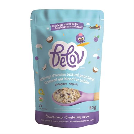 Belov Textured Oat Blend for Babies blueberry coco