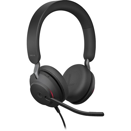 Casque stéréo filaire supra-auriculaire Evolve2 40 SE (Microsoft Teams, USB-C)