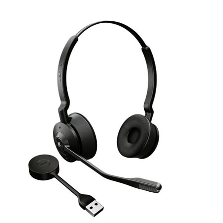 Casque binaural sans fil USB-A Engage 55 SE Stereo Link400a Microsoft Teams avec support