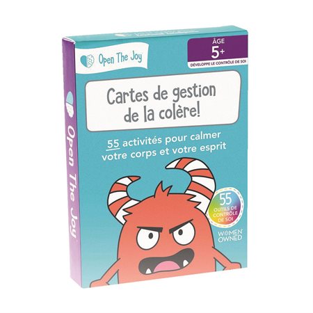 Open The Joy Anger Management Cards French version