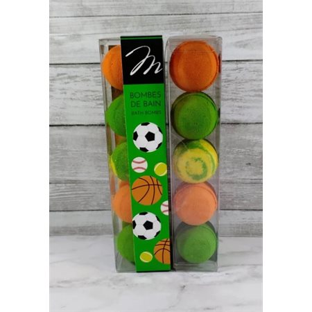 SPORTS BATH BOMB - 5 UNITS PACK