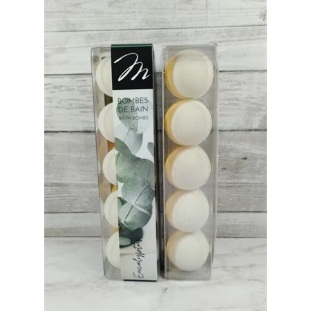 EUCALYPTUS BATH BOMB - 5 UNITS PACK