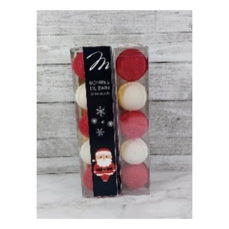 SANTA CLAUS BATH BOMB - 5 UNITS PACK