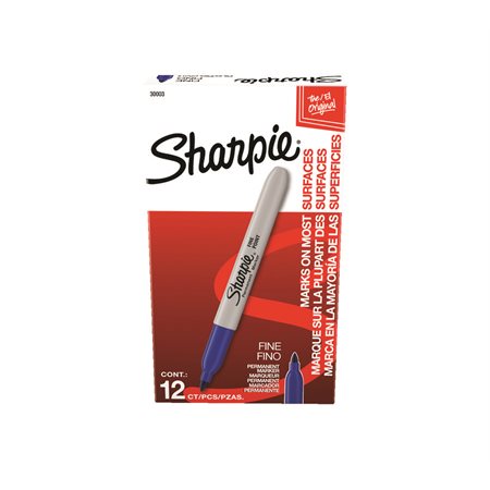 SHARPIE MARKER FINE BLUE