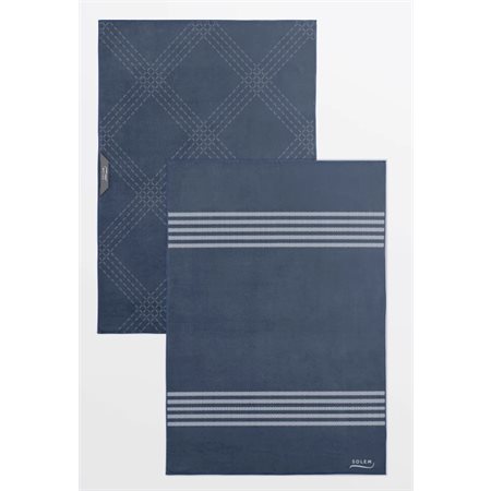 GLASS AND MIRROR CLOTHS (PQT 2) - ESSENTIAL NAVY