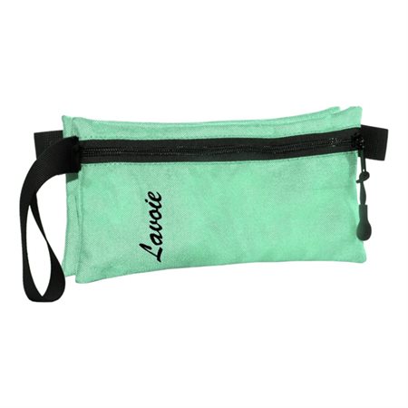 Double Pencil Case Jade Green