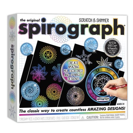 Spirograph kit Scratch & Shimmer